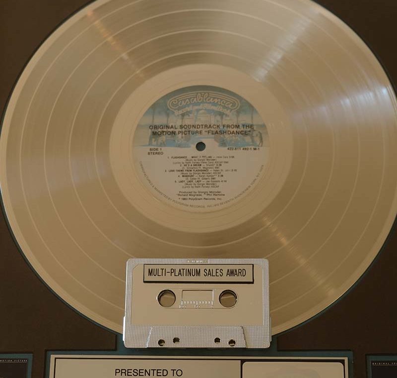 Adam Fields - Flashdance - Multiplatinum Sales Award