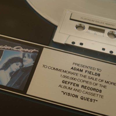 Adam Fields - Vision Quest - Platinum Record Soundtrack Award