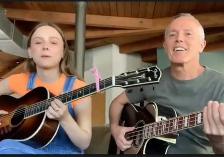 Mad World played by Curt Smith with his daughter Diva