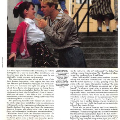 Great Balls of Fire! - American Film - Adam Fields Productions