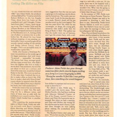 Great Balls of Fire! - American Film - Adam Fields Productions